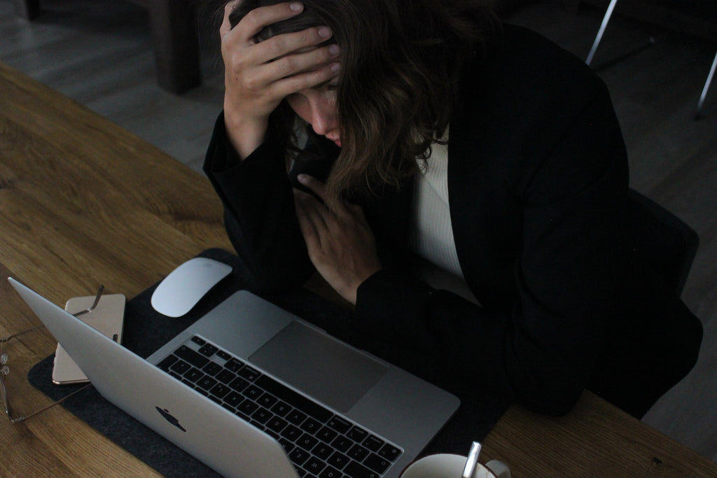 Woman stressed