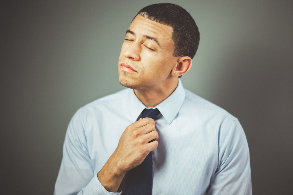 Man looking anxious